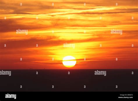 Sunrise Or Sunset Stock Photo Alamy