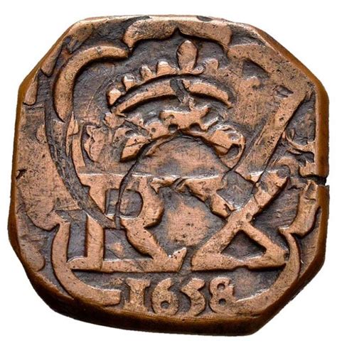 Maravedis Philip Iv Countermarked Spain Numista