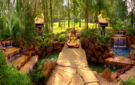 When you want to escape from the. Backyard Landscaping Paradise- 30 Spectacular Natural ...