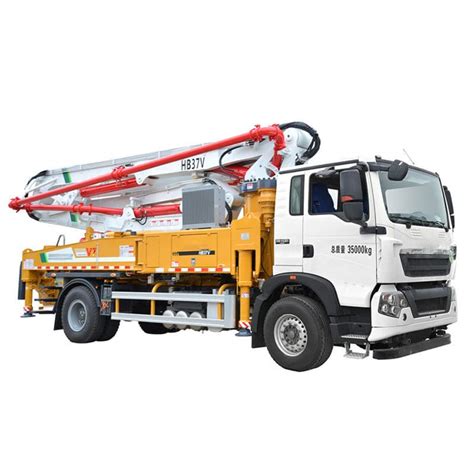 Mobile Truck Mounted Concrete Pump Hb37v Xcmg For Construction