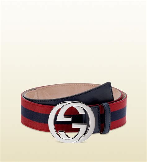 Gucci belts are the hottest accessorizing items in every fashionista's wardrobe and will soon end up landing on the wish lists of those who don't have one yet. Gucci Belt with Interlocking G Buckle in Blue for Men - Lyst