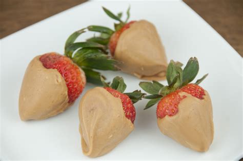 Peanut Butter Covered Strawberries Wishes And Dishes