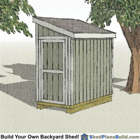 4x8 Lean To Shed Plans With Window