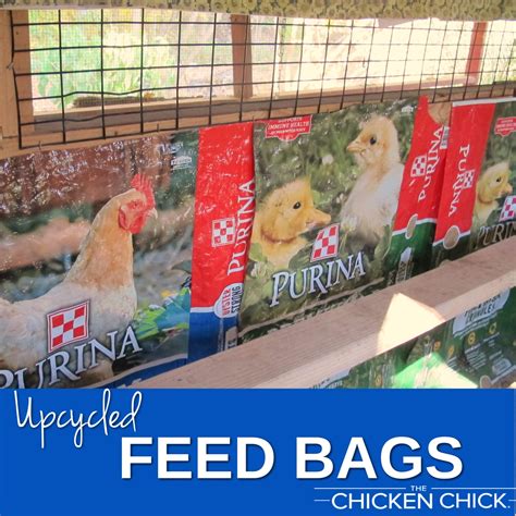Diy Re Purposed Chicken Feed Bag Projects The Chicken Chick
