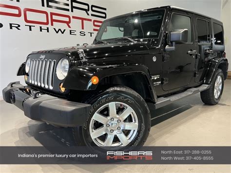 Used 2018 Jeep Wrangler Jk Unlimited Sahara For Sale In Indianapolis In