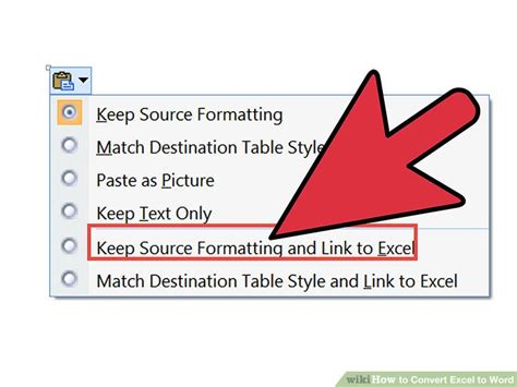 How To Convert Excel To Word 15 Steps With Pictures Wikihow