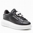 Zapatillas KARL LAGERFELD KL62576C Eco Lthr Black W/Silver | zapatos.es
