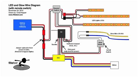 And whether 12v led lights wiring diagram is aluminum or aluminum alloy. Flite Test - LED and Glow Wire Diagram.mov - YouTube