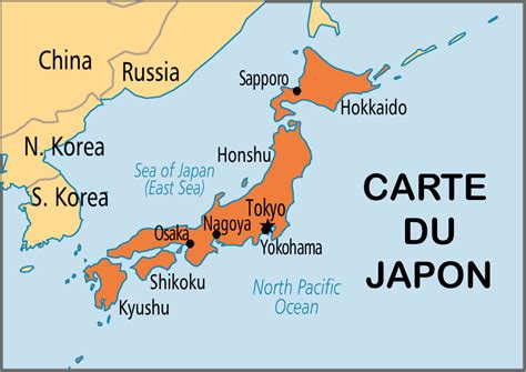 Carte Du Japon Voyages Cartes