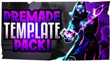 Fortnite Youtube Thumbnail Template Pack 6 By Acezproduction On Deviantart