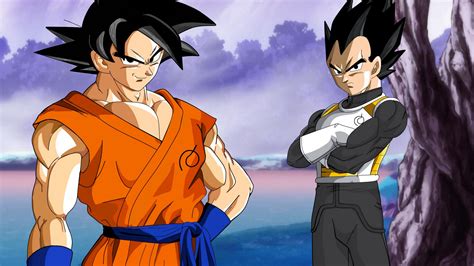 To celebrate the 20th dragon ball film, dragon ball super broly, we made a whole slew of wallpapers. Goku and Vegeta HD Wallpaper | Background Image ...