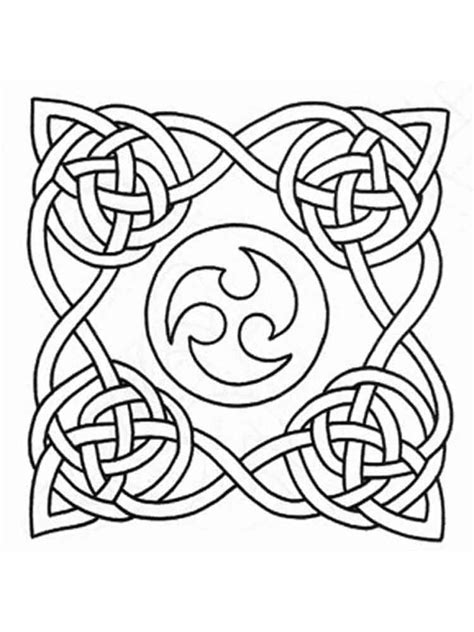 That's why there were so many intertwined animals, knots. Celtic Knot coloring pages for adults. Free Printable ...
