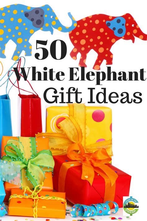 White Elephant Gift Exchange Ideas Elephant Gifts White Elephant