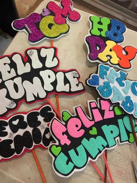 Letras Decoradas Para Imprimir Feliz Cumpleanos