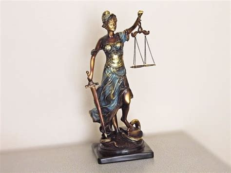 Items Similar To Lady Justice Figurine Balance Scales Of Justice Lady