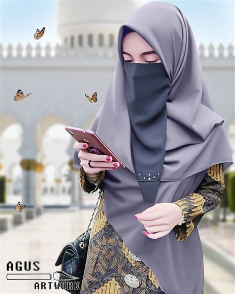 30 Kartun Hijab Instagram