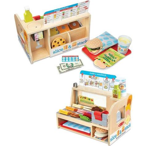 Melissa And Doug Slice And Stack Sandwich Counter Pris
