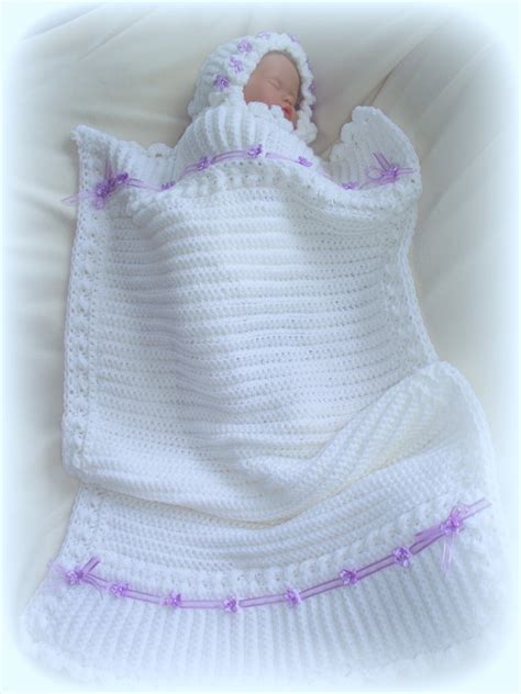 Baby Girl Blanket Bonnet Diaper Cover And Baby Bootie Set On Luulla