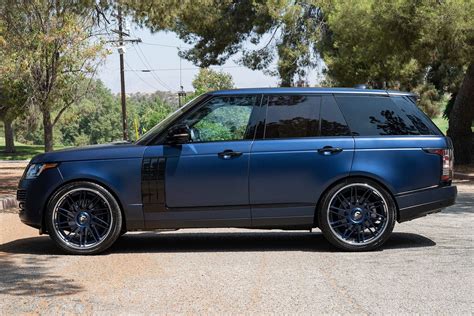 Dark Blue Range Rover Offers Plenty Of Luxury And Features Luxury