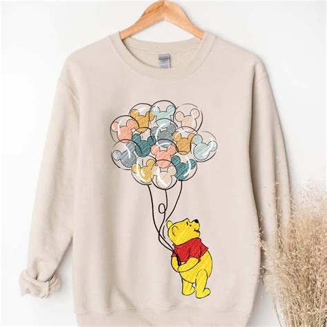 Winnie The Pooh Shirt Disney Balloon Shirt Pooh Bear Shirt Etsy