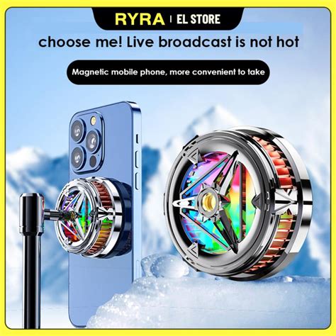 Ryra Mobile Phone Magnetic Suction Radiator Wireless Fast Charging