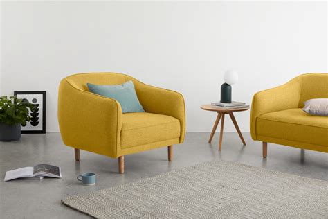 Amazon co uk yellow armchairs chairs home kitchen. Haring Armchair, Retro Yellow | MADE.com