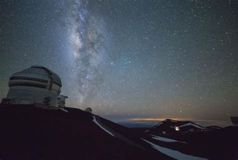The Milky Way As Seen From Mauna Kea On May 17 2015 Foreground