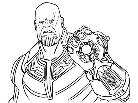 Marvel Thanos Coloring Pages Coloring Pages