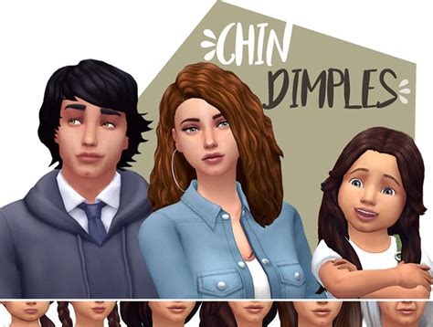Sims 4 Cc Best Maxis Match Dimples Guys Girls Fandomspot