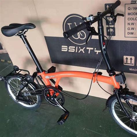 Latest 2020 Nov 3sixty Foldable Bike Travel Compact 16 Small Bicycle