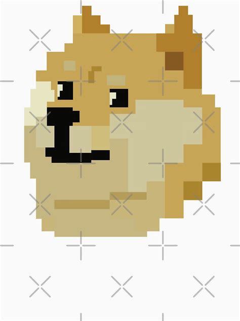 Doge Meme Pixel Art Grid Pixel Meme Doge Minecraft Wattpad Random