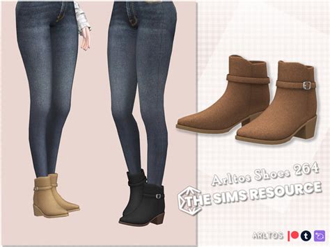 The Sims Resource Suede Boots