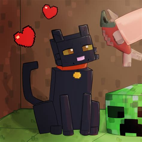 Artstation Minecraft Cat Stan
