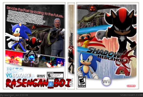 Shadow The Hedgehog Wii Box Art Cover By Rasenganboi