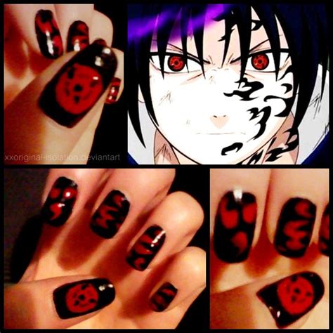 Nails Sasuke By Thatcoldmask On Deviantart