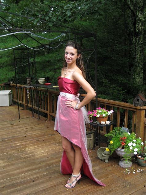 Ashley Elaine Homemade Homecoming Dress