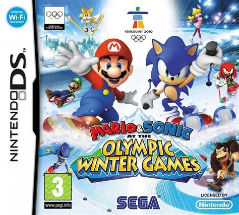 Mario Sonic At The Olympic Winter Games Nintendo DS