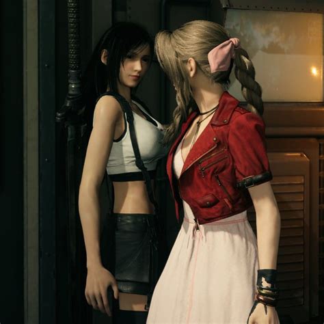 Pin By Mrsscarlet Akatsuki On Aerith X Tifa Final Fantasy Girls Final Fantasy Collection