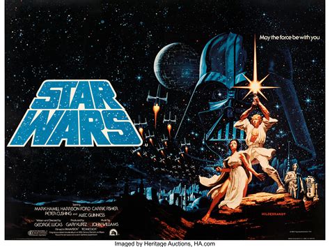 Star Wars 20th Century Fox 1977 Very Fine On Linen Full Bleed