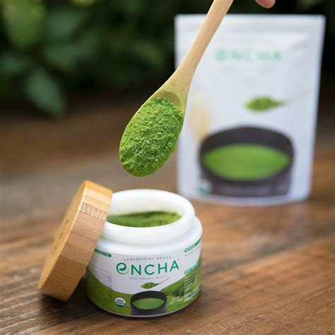 Matcha is a powdered green tea containing 137 times more antioxidants than brewed green tea (like, whoa). Ceremonial Matcha | Encha Organic Matcha Premium First Harvest