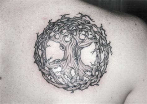 The art of tattooing dates back to ancient times. Celtic tree of life shoulder tattoo