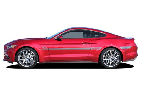 2015 2016 2017 Ford Mustang Side Stripes Lance Decals Vinyl Graphics Kit