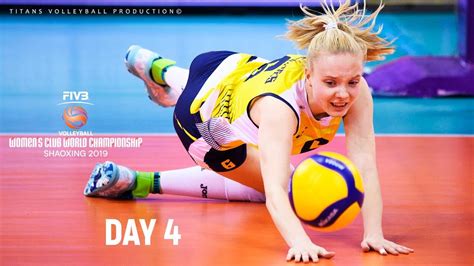 Best Womens Crazy Volleyball Actions Day 4 Great Rally Womens Club World Championship