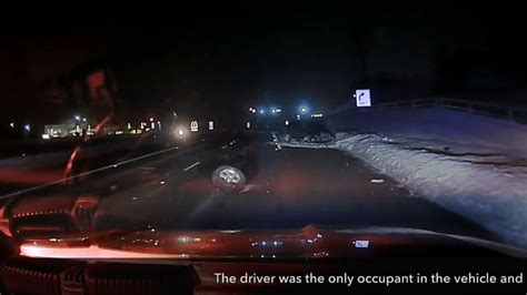 Police Dash Cam Rollover Crash Youtube