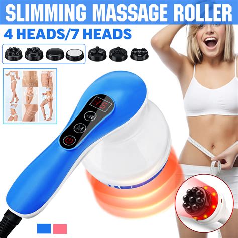 6 modes electric body hot compress massager weight lost slimming kneading massager roller