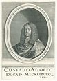 GUSTAV ADOLPH, Herzog von Mecklenburg-Güstrow (1633 - 1695). Brustbild ...
