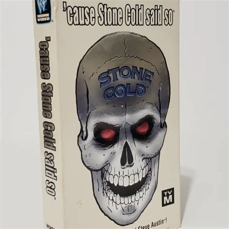 Wwf Presents Cause Stone Cold Said So Vhs Wrestling Steve Austin 1998 Titan 18 49 Picclick