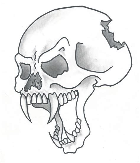 Cool Drawing Of Skulls Drawing Art Library Skull Drawing Sketches