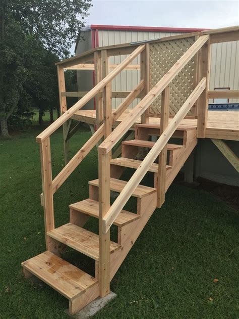 Deck Stairs 2019 Deck Ideas Deck Stairs Outdoor Stair Railing
