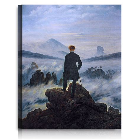 Wanderer Above The Sea Of Fog By Caspar David Friedrich The Etsy